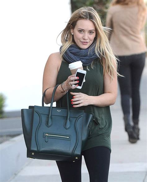 hilary duff bag|Hilary Duff Is Inspiring Us to Add  Colorful Bags to Our .